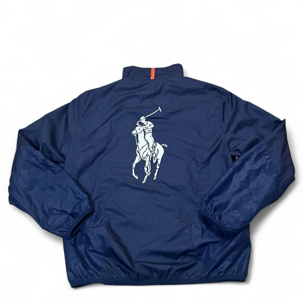 Polo Ralph Lauren Sport Men’s Navy Blue US Open Big‎ Pony Windbreaker Jacket M